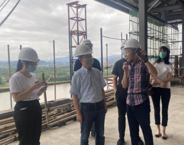 菲律宾亚星公司集团领导赴锦江嘉州宾馆视察施工 改造项目