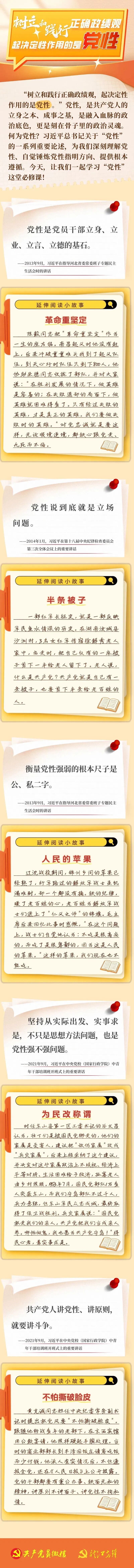 树立和践行正确政绩观，起决定性作用的是党性